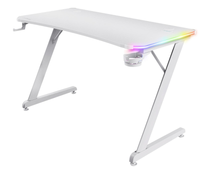 Mebel gamingowy Trust GXT709W LUMINUS RGB DESK WHITE